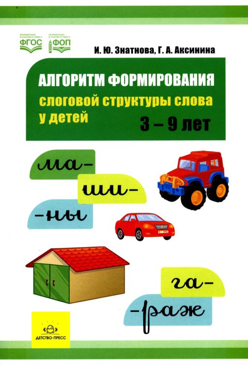 Алгоритм формирования слоговой структуры слова у детей Алгоритм формирования слоговой структуры слова у детей