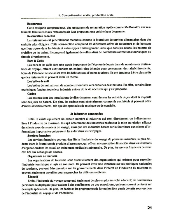 Французский язык. Индустрия туризма и гостеприимства: Учебник = Le francais professionnel. L’industrie du tourisme et de l'accueil (B2-C1)