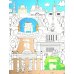 Москва: раскраска. 48 наклеек