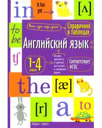 Английский язык. 1-4 классы. Справочная тетрадь в таблицах