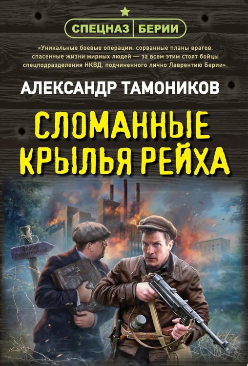 Обложка книги «Сломанные крылья рейха» — Тамоников Александр Александрович, ISBN 9785042056734