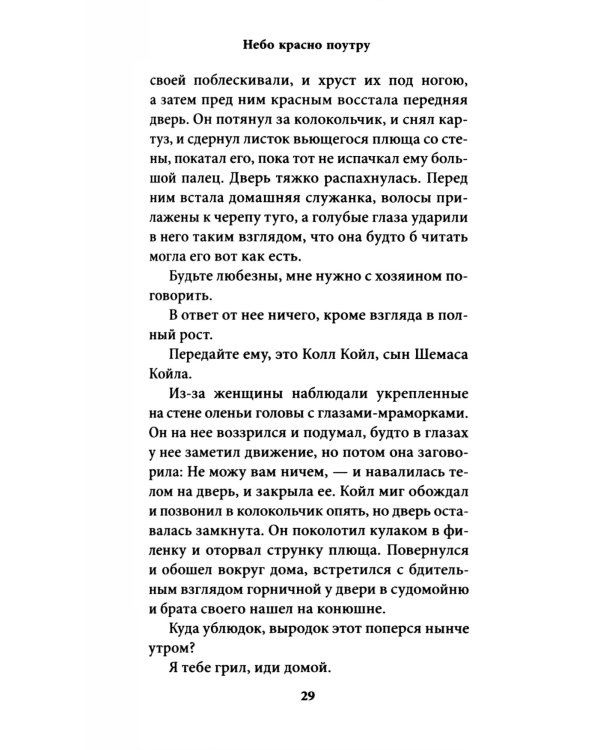 Небо красно поутру: роман