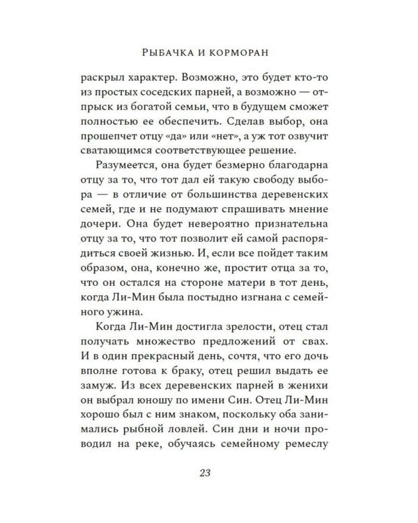 Дополнительное изображение книги «Рыбачка и корморан: роман»