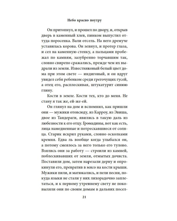 Небо красно поутру: роман