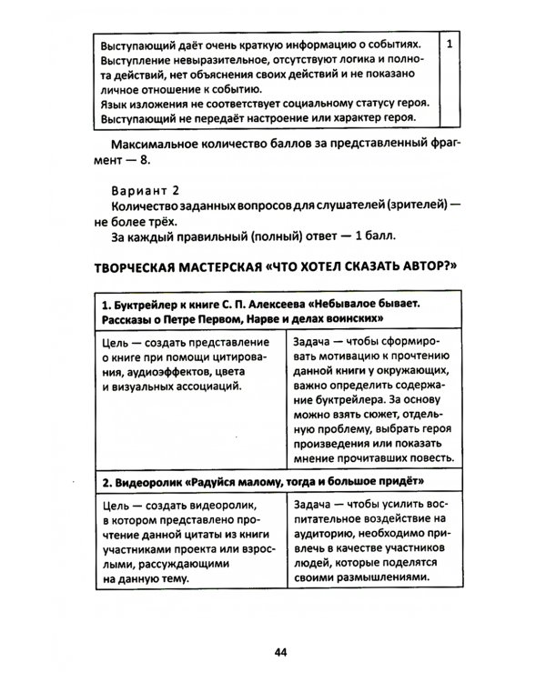 Сопроводительные задания к чтению повести С.П. Алексеева "Небывалое бывает.  Рассказы о Петре Первом, Нарве и делах воинских"