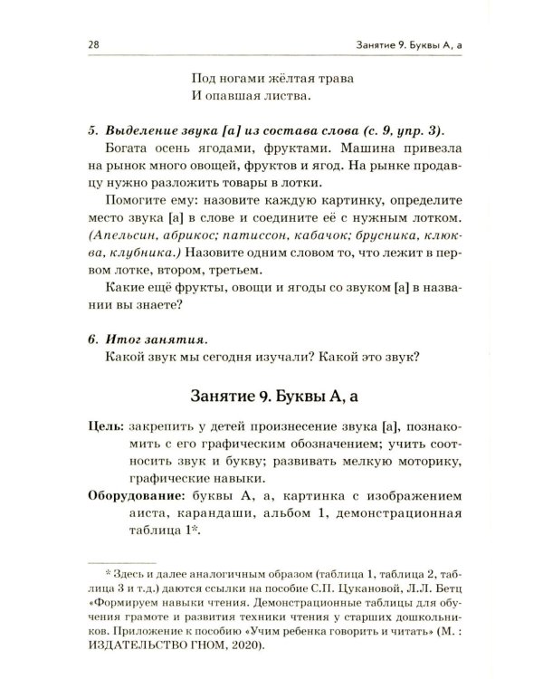 Я готовлюсь к чтению и письму. Планирование и конспекты занятий по обучению грамоте детей 5-7 лет