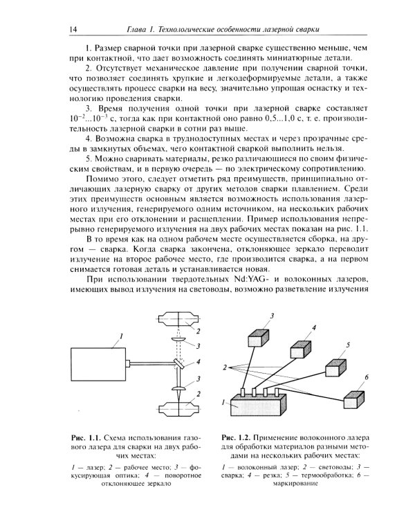 Технологические процессы лазерной сварки, резки и размерной обработки