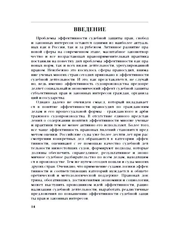 Эффективность гражданского и арбитражного судопроизводства: монография
