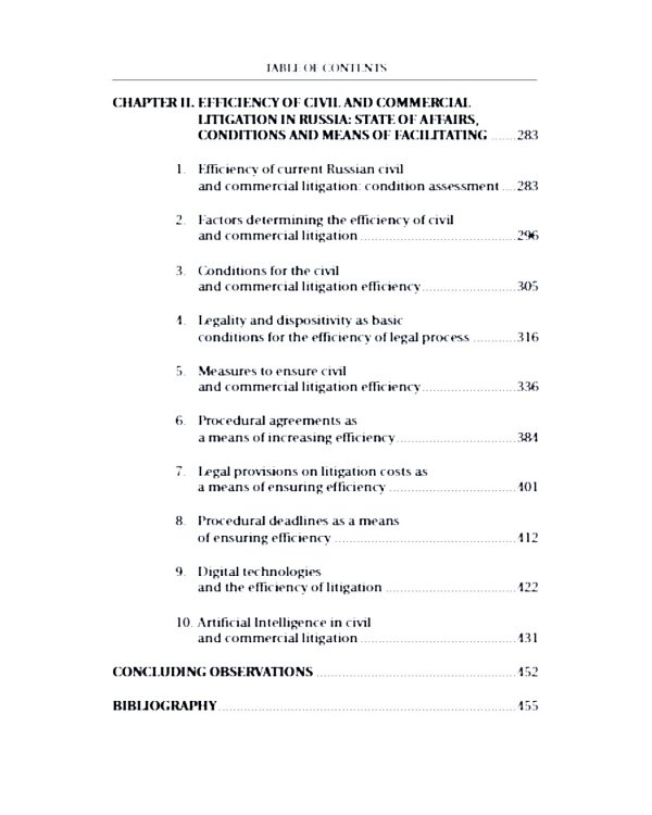 Эффективность гражданского и арбитражного судопроизводства: монография