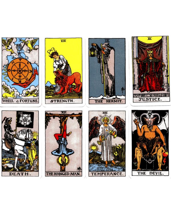 Оригинальное Таро Уэйта 1910 года: мини-колода (78 карт + 1 пустая)