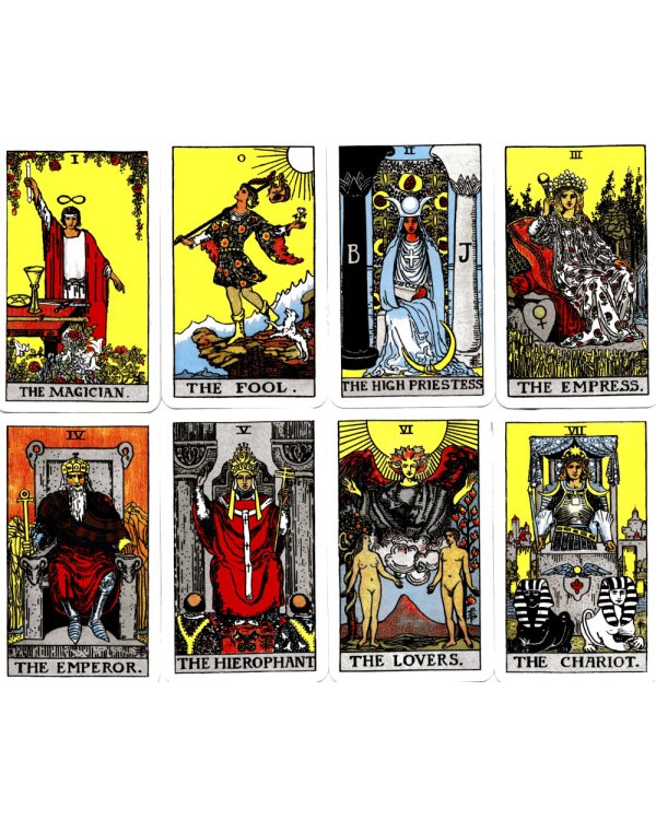 Оригинальное Таро Уэйта 1910 года: мини-колода (78 карт + 1 пустая)