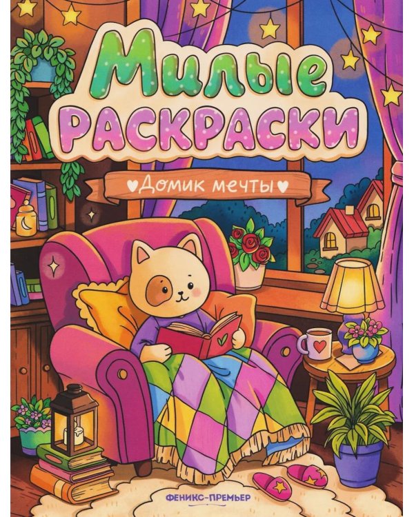 Домик мечты: книжка-раскраска