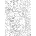 Домик мечты: книжка-раскраска