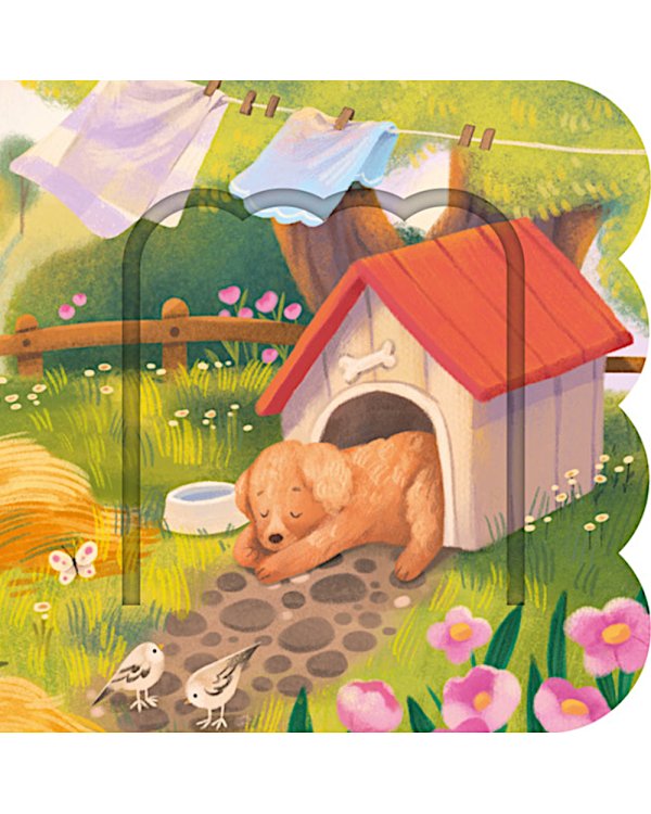 Ферма: книжка с окошками