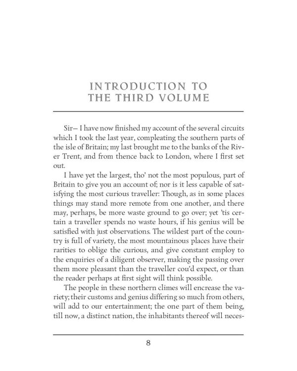 A Tour Through the Whole Island of Great Britain III = Тур через Великобританю 3. Т. 8: на англ.яз
