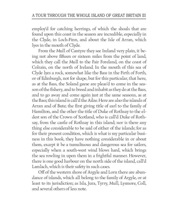 A Tour Through the Whole Island of Great Britain III = Тур через Великобританю 3. Т. 8: на англ.яз