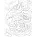 Магазин сладостей: книжка-раскраска