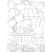 Магазин сладостей: книжка-раскраска