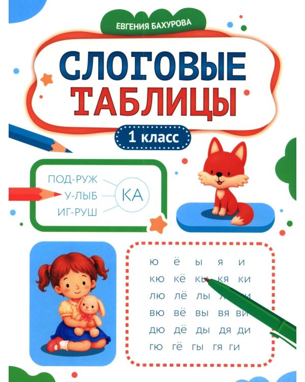 Дополнительное изображение книги «Слоговые таблицы: 1 кл»