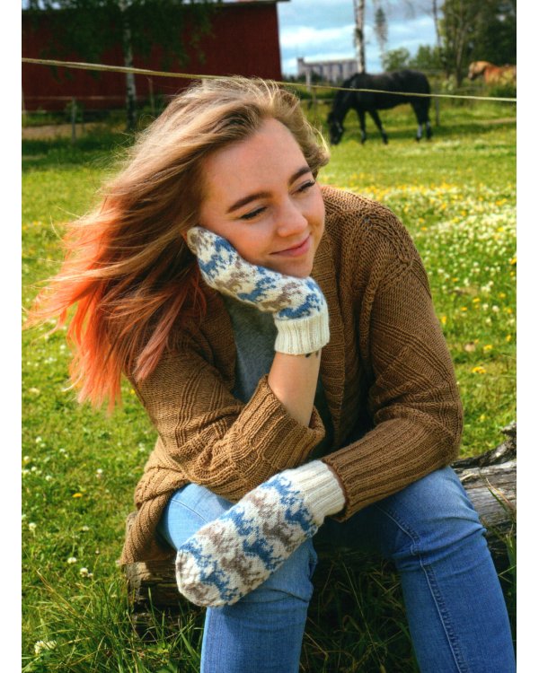 Дизайнерский жаккард. Вяжем варежки и носочки на спицах!: 20 невероятных проектов