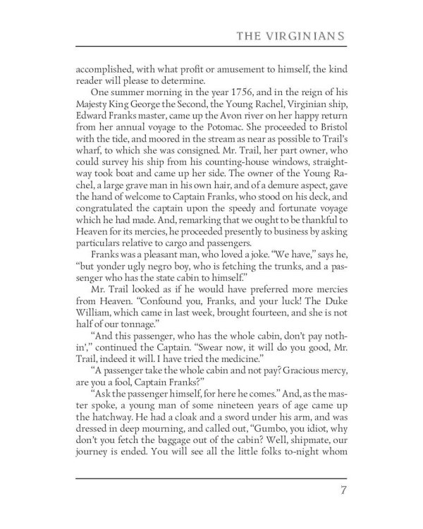 The Virginians 1 = Виргинцы: рассказ о последнем веке 1: на англ.яз
