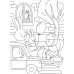 Пушистые друзья: книжка-раскраска