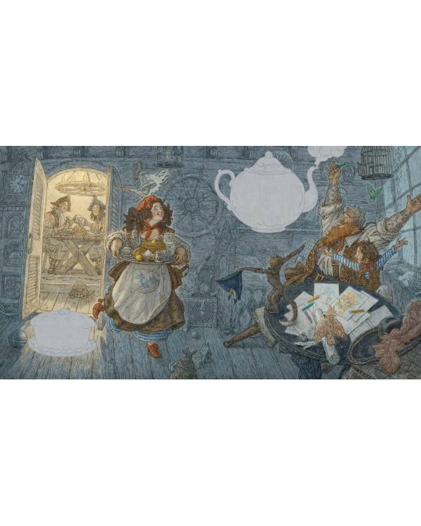 Про дождь, пиратов и цветные карандаши: стихотворение