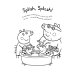 Peppa Pig - Day and Night - Colouring Book