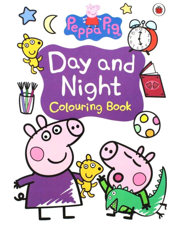 Peppa Pig - Day and Night - Colouring Book
