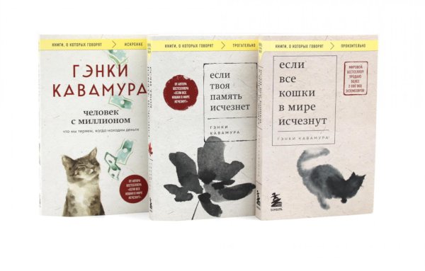 Если все кошки в мире исчезнут; Если твоя память исчезнет; Человек с миллионом (комплект из 3-х книг)