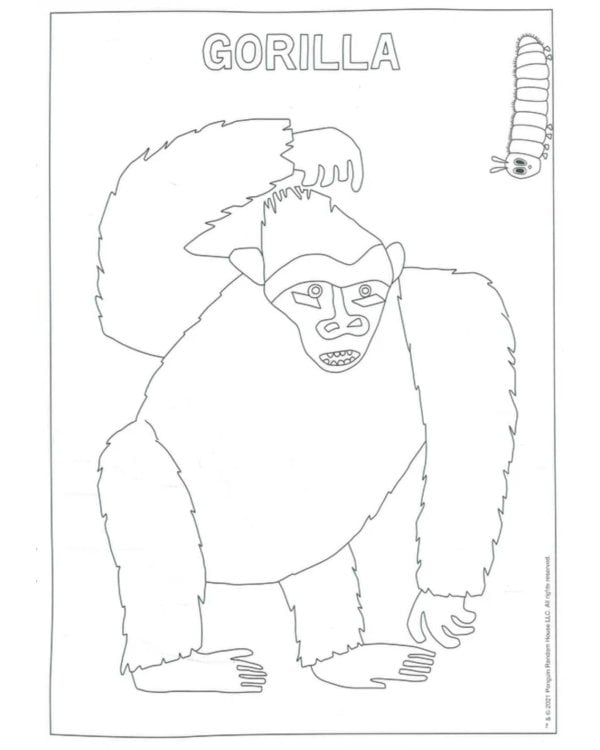 The Very Hungry Caterpillar's Animals Colouring Book