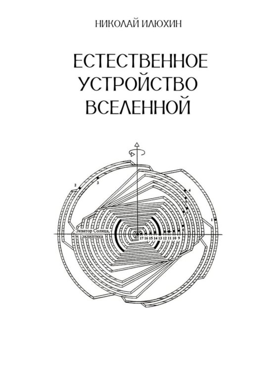 Обложка книги «Естественное устройство Вселенной» — Илюхин Николай Иванович, ISBN 9785449132413