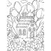 Цветочный мир: книжка-раскраска