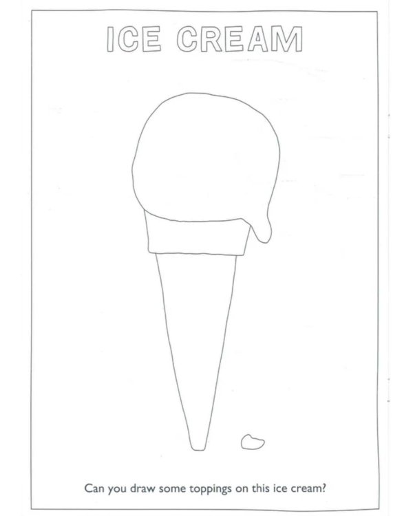 The Very Hungry Caterpillar's Food Colouring Book