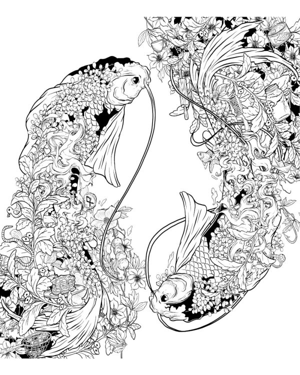 Живое. Раскраски за гранью воображения