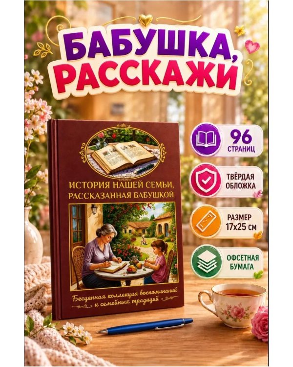 Дополнительное изображение книги «История нашей семьи, рассказанная бабушкой»