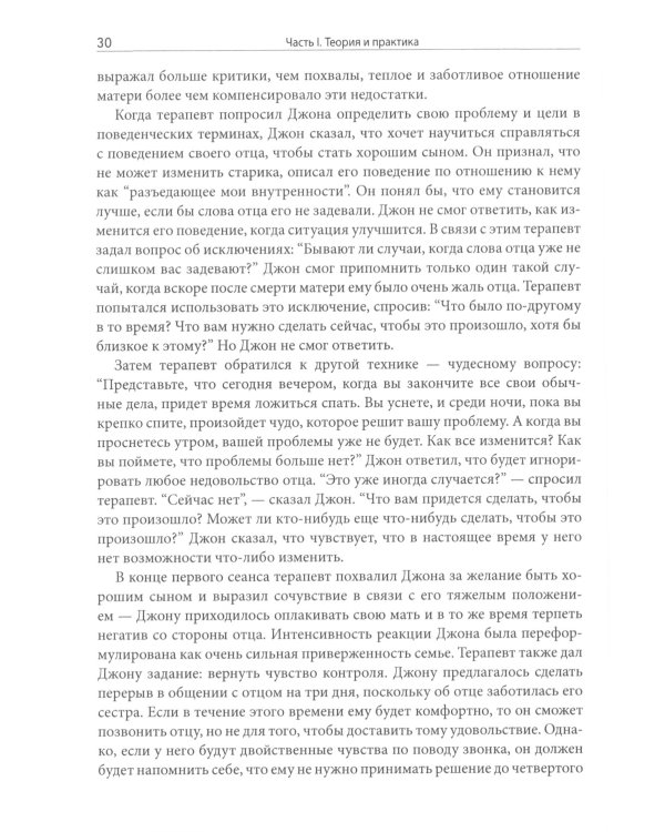 Ориентированная на решение терапия за пределами техник: работа с эмоциями и терапевтические отношения