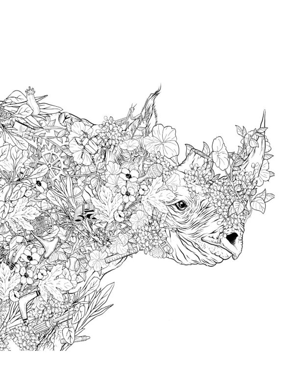 Живое. Раскраски за гранью воображения