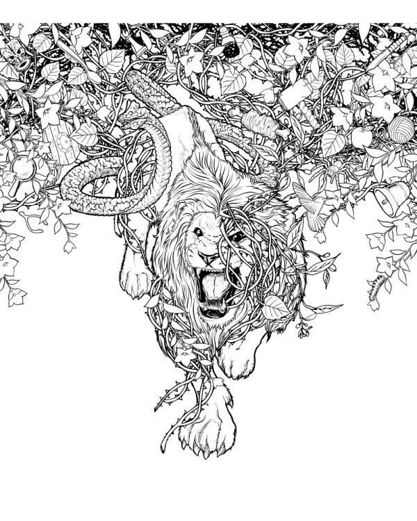 Живое. Раскраски за гранью воображения