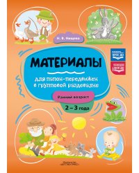 Материалы для папок-передвижек в групповой раздевалке. Ранний возраст (2-3 года)