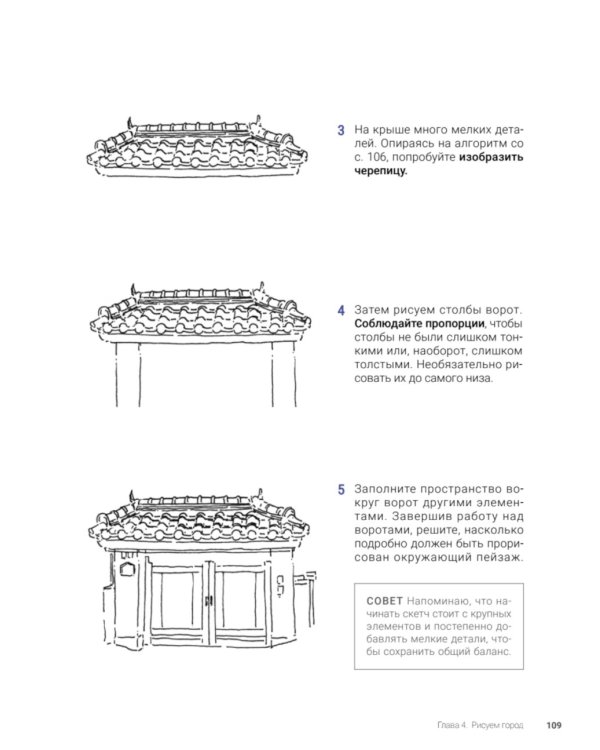 Urban Sketch. Учимся рисовать простые скетчи города и людей