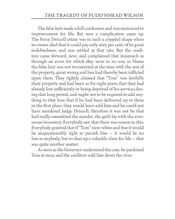 The Tragedy of Pudd’nhead Wilson = Простофиля Вильсон: на англ.яз