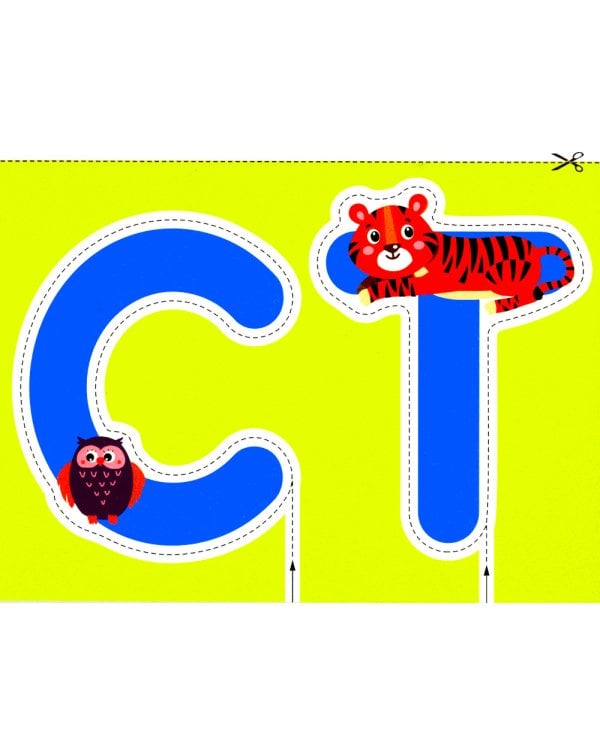 Буквы 2+. Вырезалки