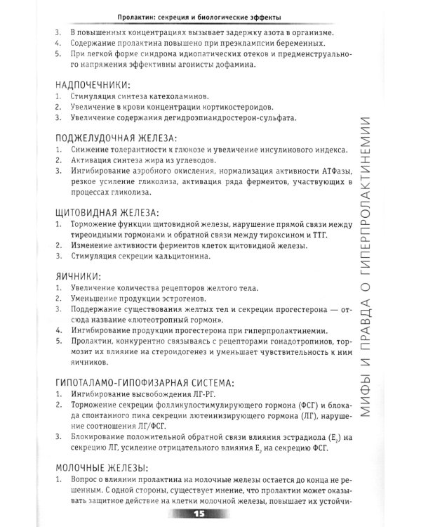 Мифы и правда о гиперпролактинемии. Избранные лекции