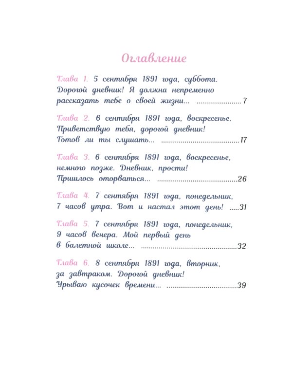 Анна Павлова. Личный дневник. Поступление в балетную школу