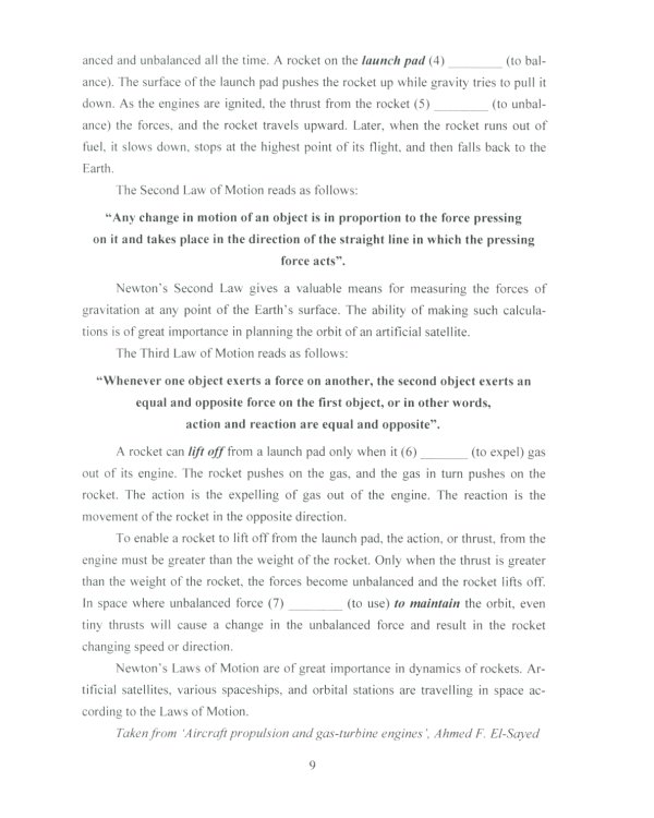 Английский язык для будущих инженеров-ракетостроителей: Учебное пособие