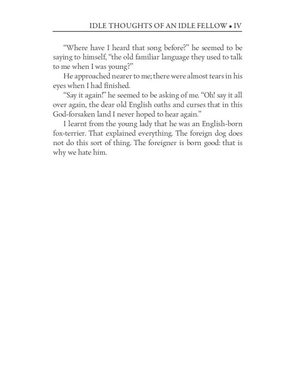 Idle Thoughts of an Idle Fellow IV = Праздные мысли праздного человека IV: на англ.яз