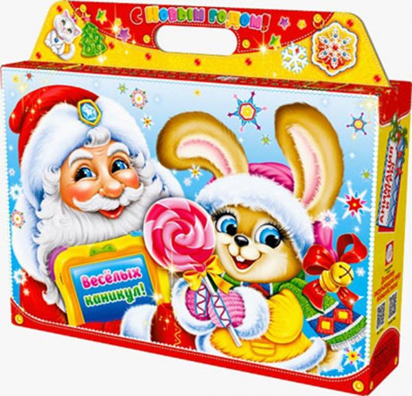 Новогодний подарок девочке в чемоданчике НОВОГОДНИЙ ЗАЙЧИК. Для детей 5-8 лет. (20 пр.: 8 книг, 2 компл. укр.,6 фигур., наклейки, грамота, и т.д.) Новогодний подарок девочке в чемоданчике НОВОГОДНИЙ ЗАЙЧИК. Для детей 5-8 лет. (20 пр.: 8 книг, 2 компл. укр.,6 фигур., наклейки, грамота, и т.д.)