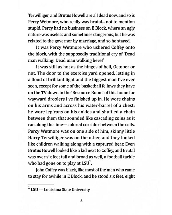 Зеленая миля = The green mile: англ.язык, неадаптир