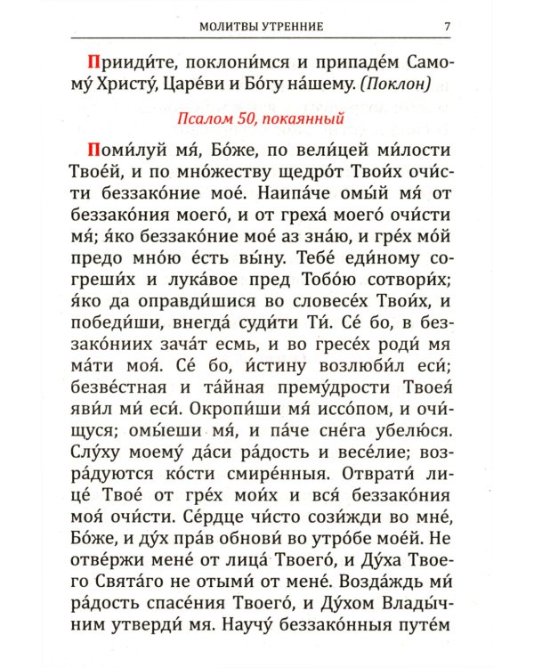 Молитвослов: крупным шрифтом (Божья матерь с младенцем)